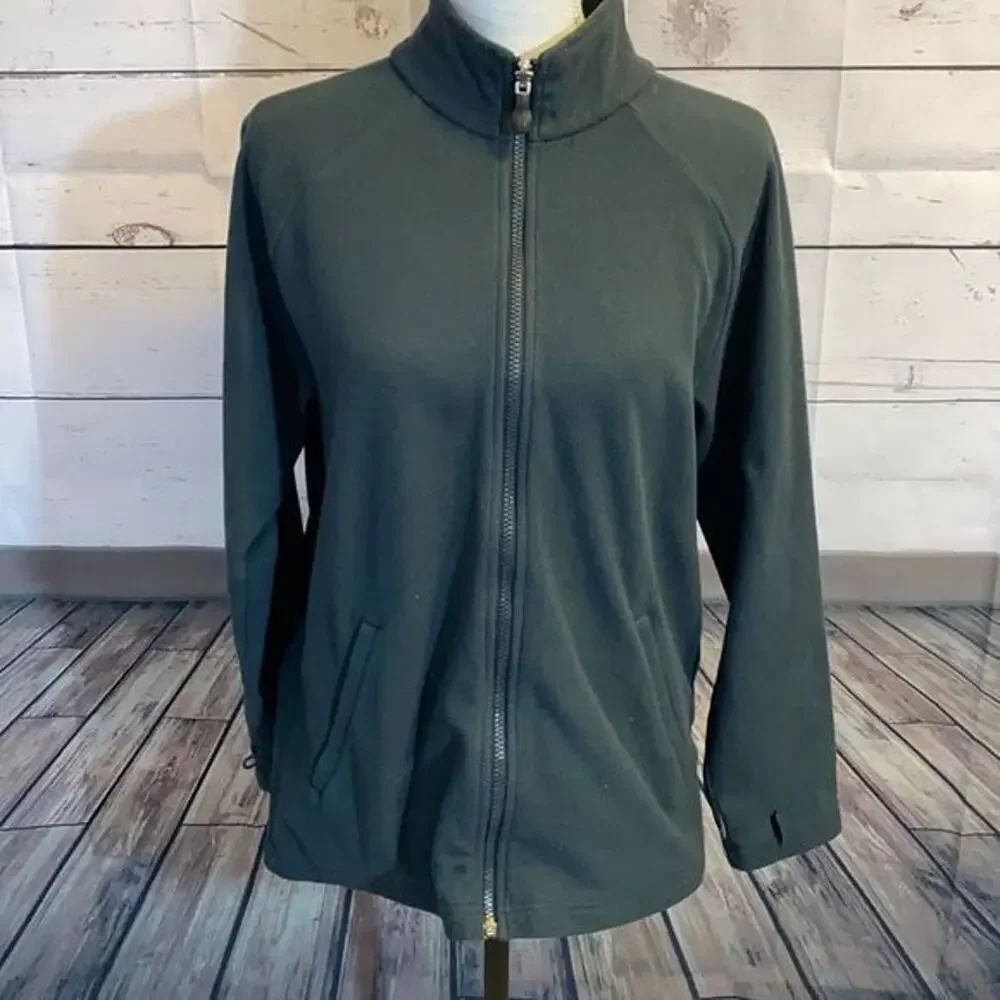 Under Armour Sweatshirt Youth XL Gray cold gear full zip fleece YXL Soft Stretch